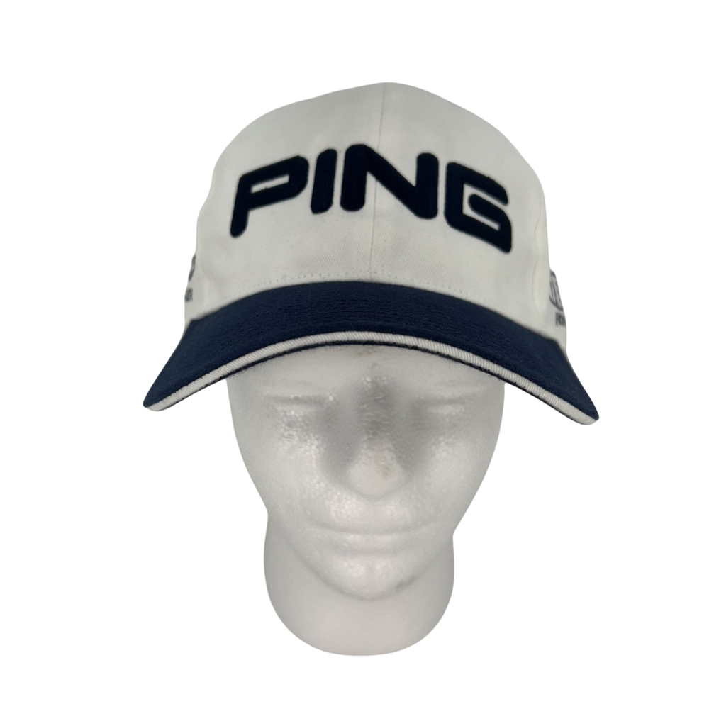 PING Hat Cap Strap Back Golf Sample Embroidered Mens Irons Driver